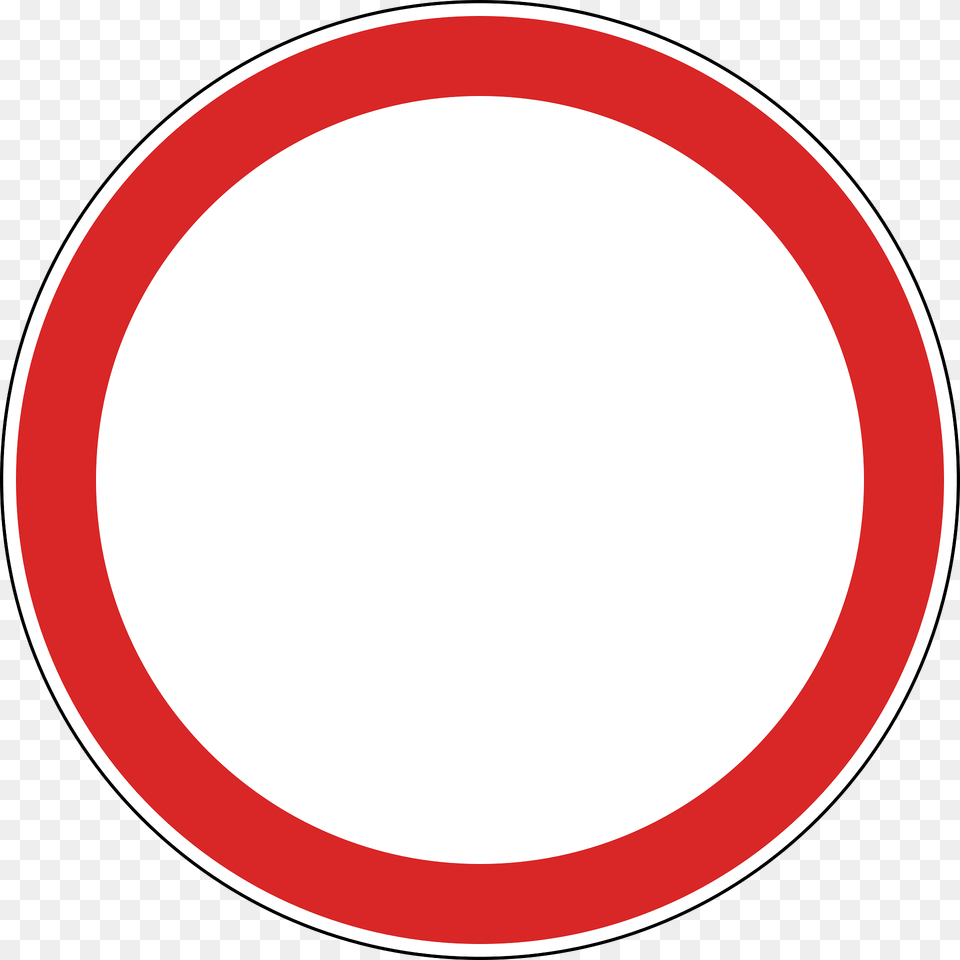No Vehicles Sign In Ukraine Clipart, Symbol, Road Sign Free Png Download