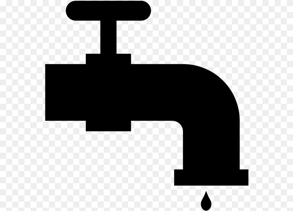 No Water In The Condado Area Plumbing Icon, Gray Png Image