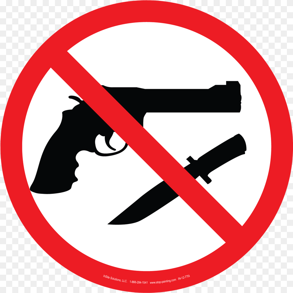 No Weapons No Weapons, Firearm, Gun, Handgun, Sign Free Png