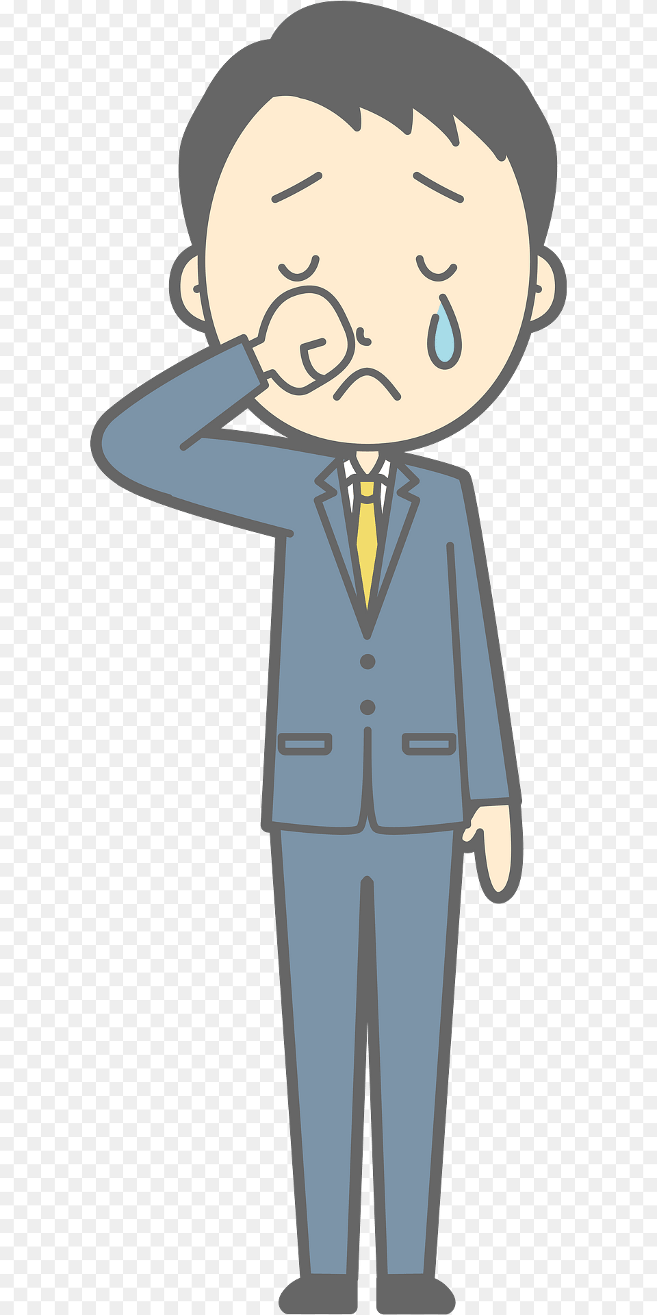 Noah Businessman Is Crying Clipart, Clothing, Suit, Formal Wear, Person Png