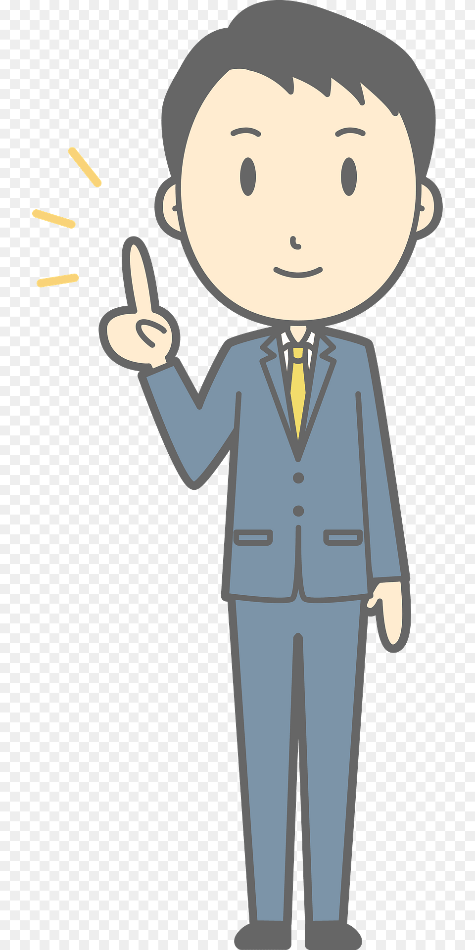 Noah Businessman Is Giving Advice Clipart, Clothing, Formal Wear, Suit, Baby Free Png