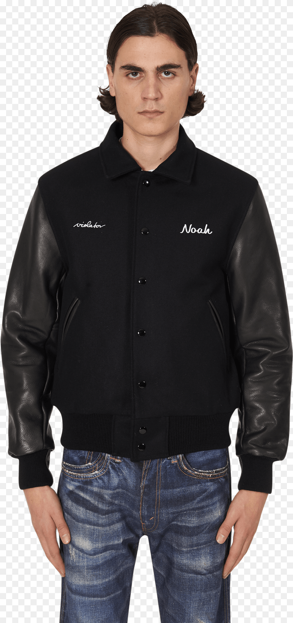 Noah Depeche Mode Violator Rose Varsity Violator Depeche Mode Sweater, Jacket, Clothing, Coat, Man Png