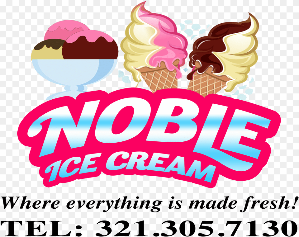 Noble Ice Cream Vector, Dessert, Food, Ice Cream, Soft Serve Ice Cream Free Png Download