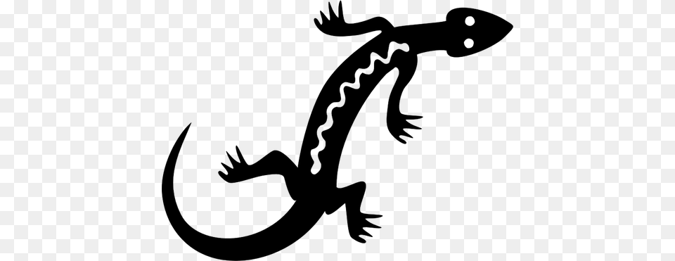 Noble Lizard Silhouette Free Png Download