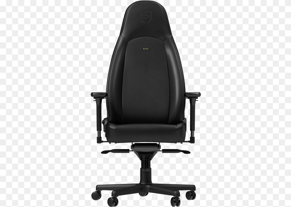 Noblechairs Icon Black, Cushion, Furniture, Home Decor, Chair Png Image