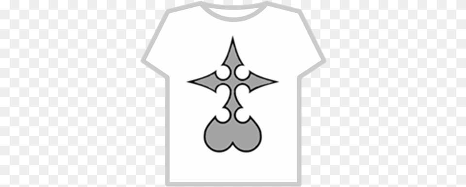 Nobody Logo Transparent Kingdom Hearts 2 Roblox Nobody Symbol, Clothing, T-shirt, Stencil, Star Symbol Png Image