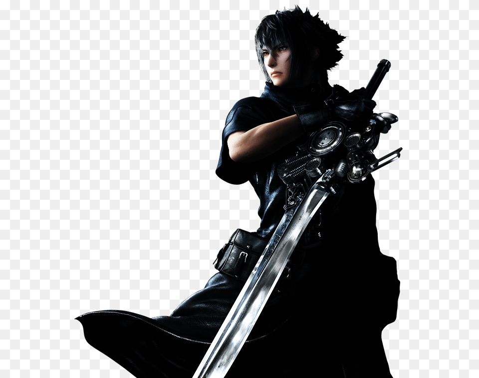 Noctis Lucis Caelum, Sword, Weapon, Face, Head Free Png