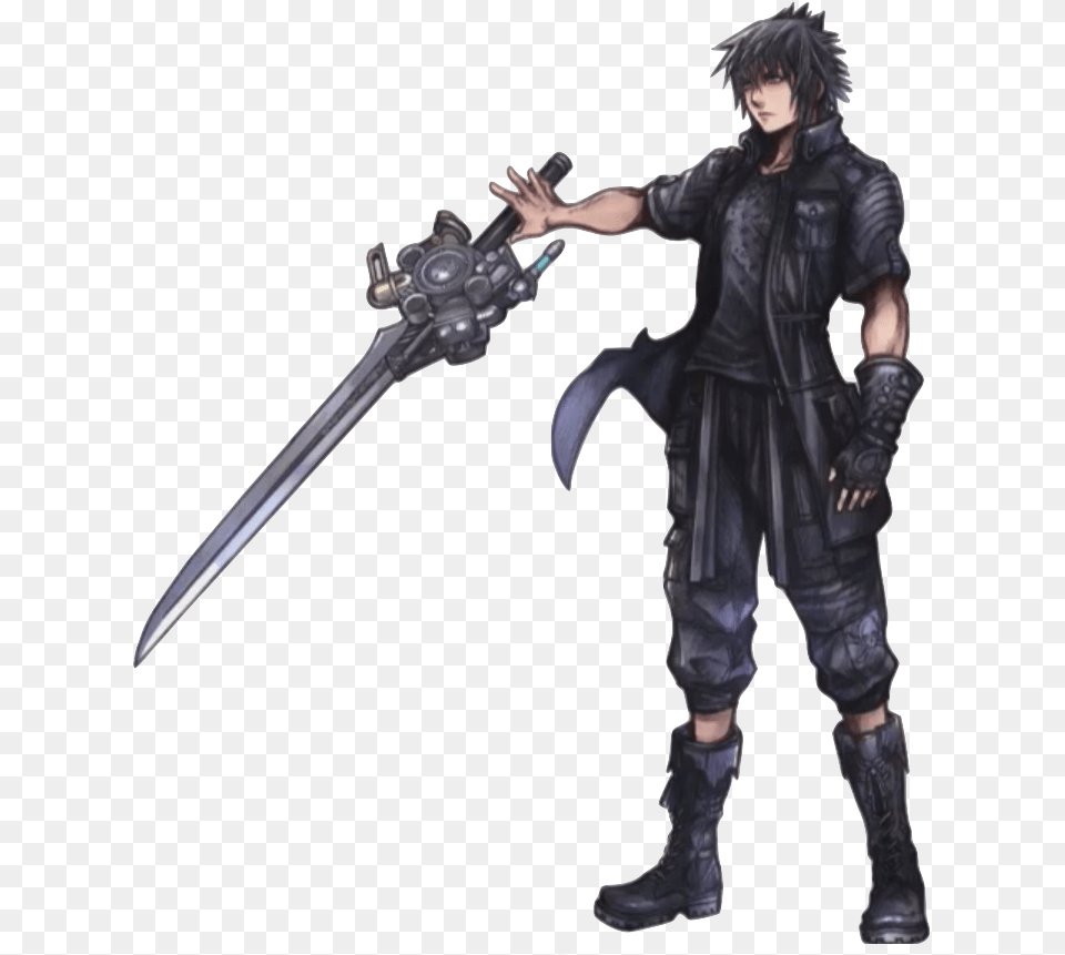 Noctis Lucis Nt Final Fantasy Characters In Kingdom Hearts, Weapon, Sword, Knife, Dagger Png