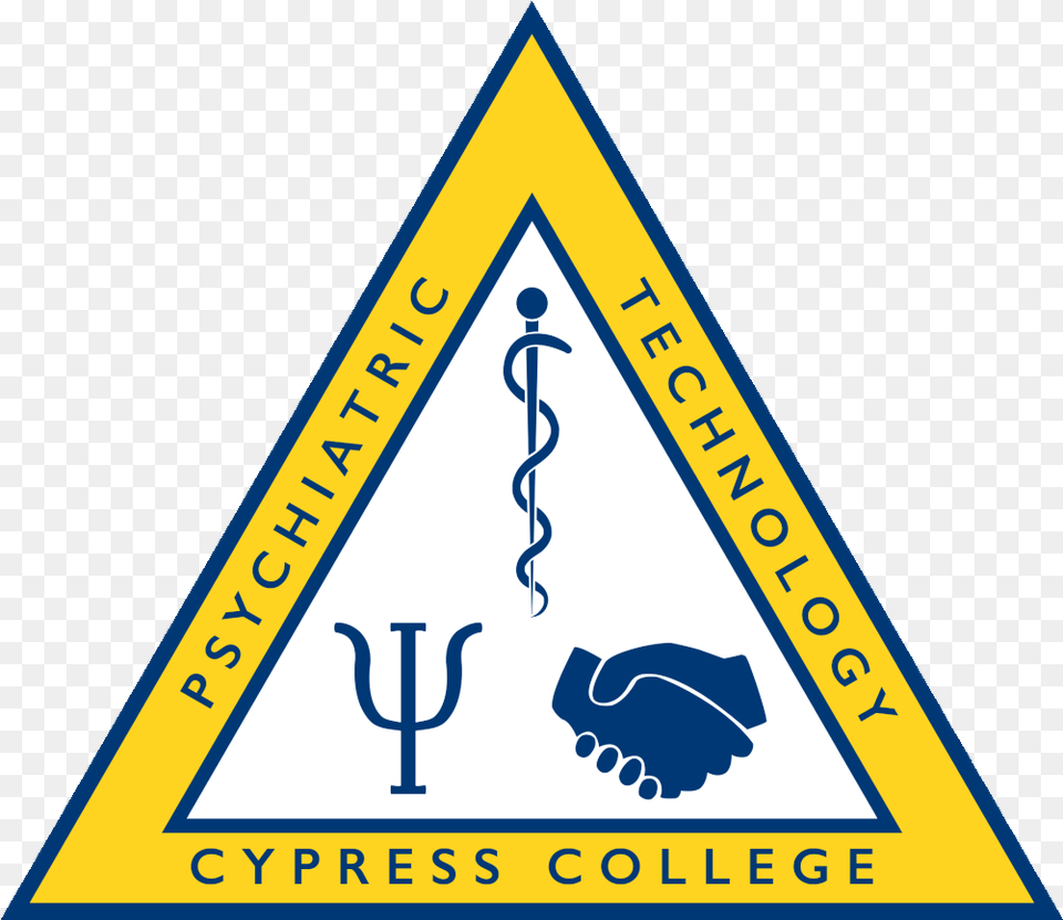 Nocturnalwounds Cypress College Logo, Triangle, Sign, Symbol Free Png Download