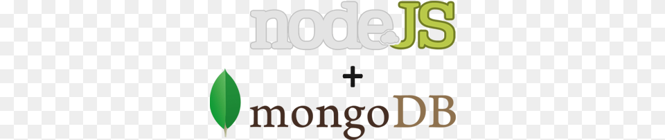 Nodejs And Mongodb Node Js Mongodb, Green, Logo, Text Free Transparent Png