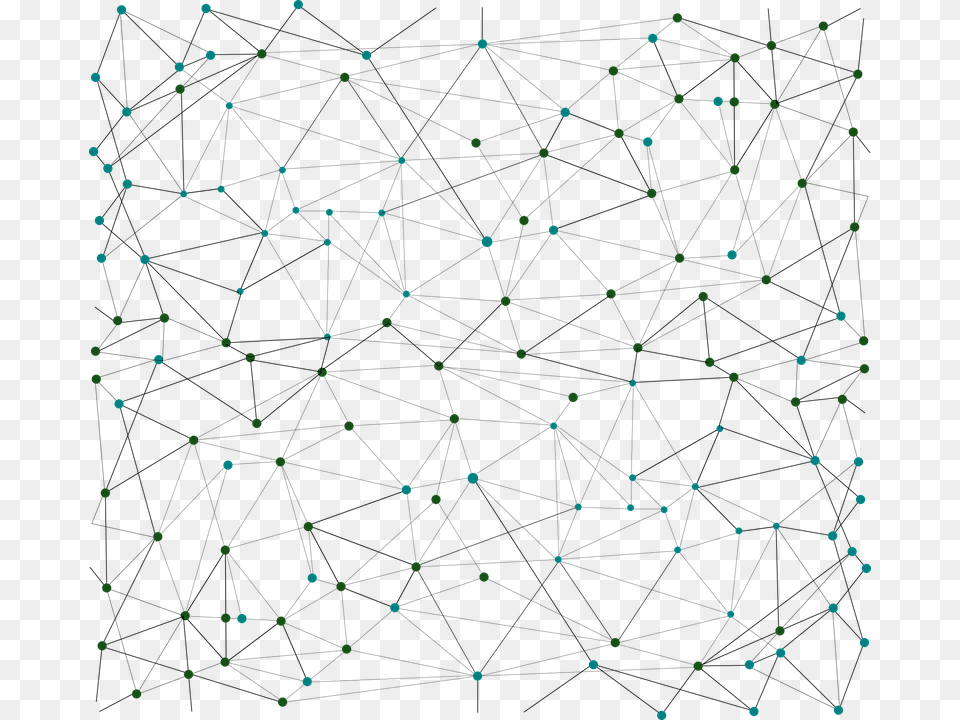 Nodes Connections Network Particle Communication Free Png Download