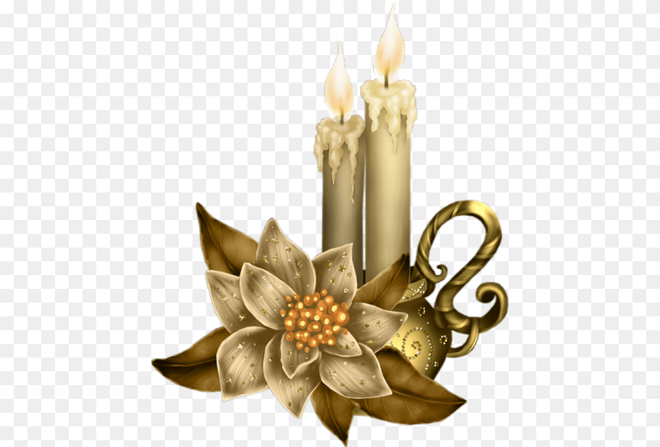 Noel Candles Candle, Chandelier, Lamp Free Png
