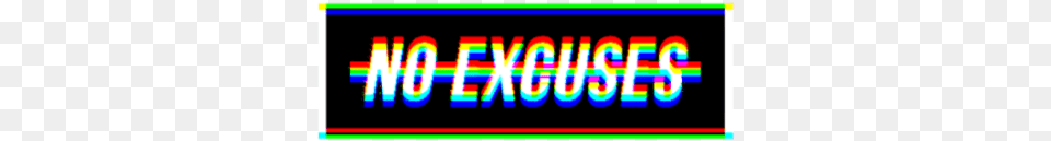 Noexcuses Glitch Supreme Negro Black Effect Effects Colorfulness, Light, Neon, Logo Png Image