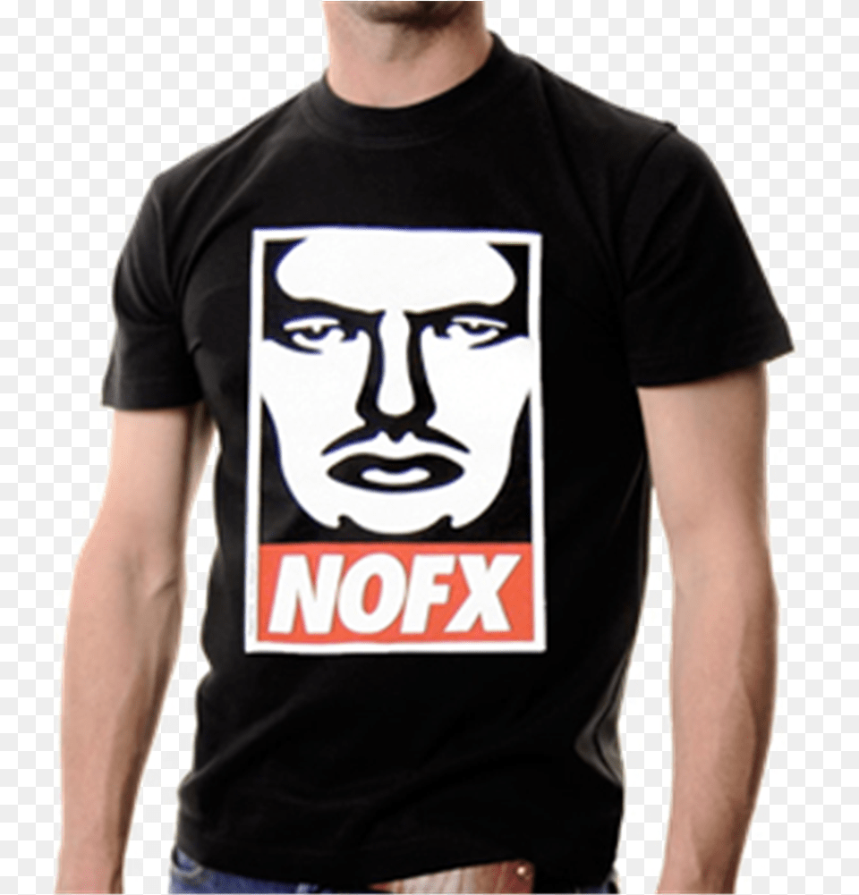 Nofx Obey T Nofx T Shirt Obey, Clothing, T-shirt, Adult, Male Free Png