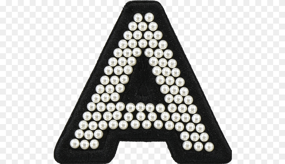 Noir Pearl Letter Patches Track Spikes, Accessories, Triangle, Earring, Jewelry Png