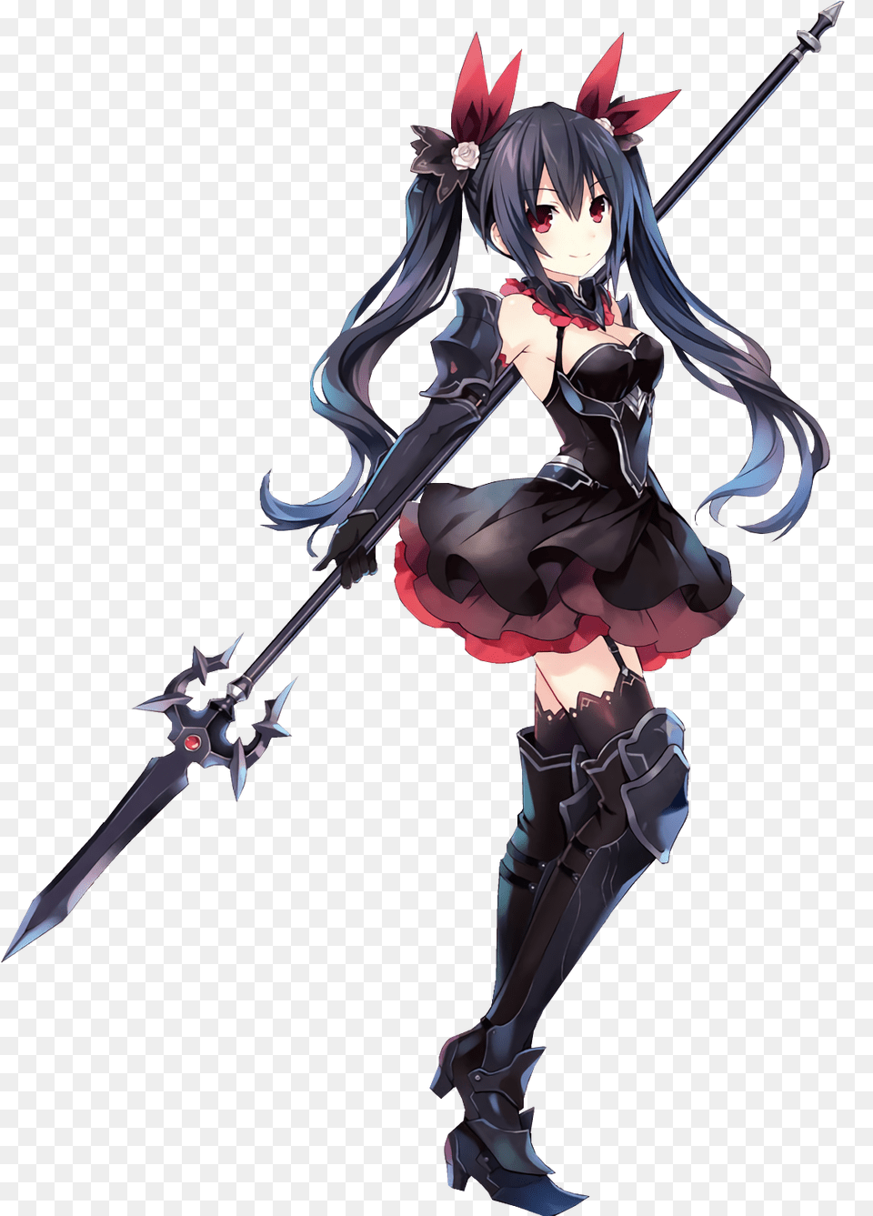 Noire The Dark Hyperdimension Neptunia Know Your Cyberdimension Neptunia 4 Goddesses Online Noire, Book, Comics, Publication, Adult Free Png Download