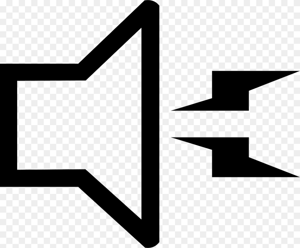 Noise Icon Download, Sign, Symbol, Cross, Road Sign Png Image