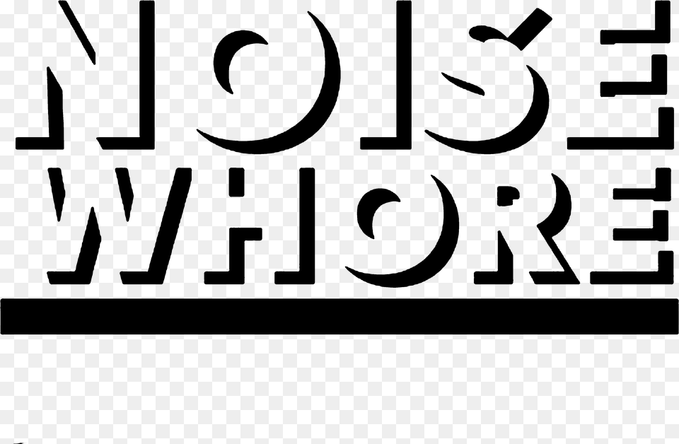 Noisewhore Logo, Gray Png