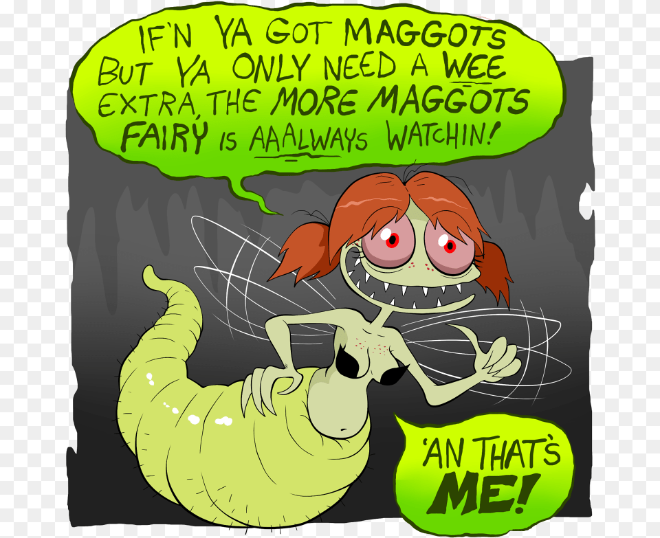 Noisy Tenant Wiki More Maggots Fairy, Book, Comics, Publication, Advertisement Png Image