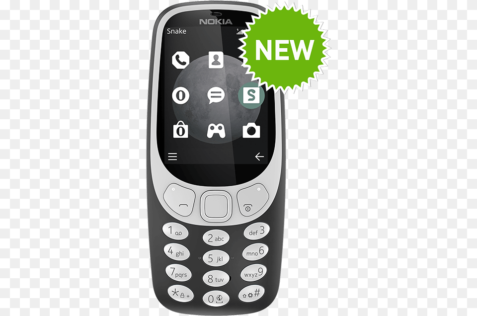 Nokia 3310 3g 0 Gb Charcoal Front Nokia 3310 3g Sim Free, Electronics, Mobile Phone, Phone, Texting Png
