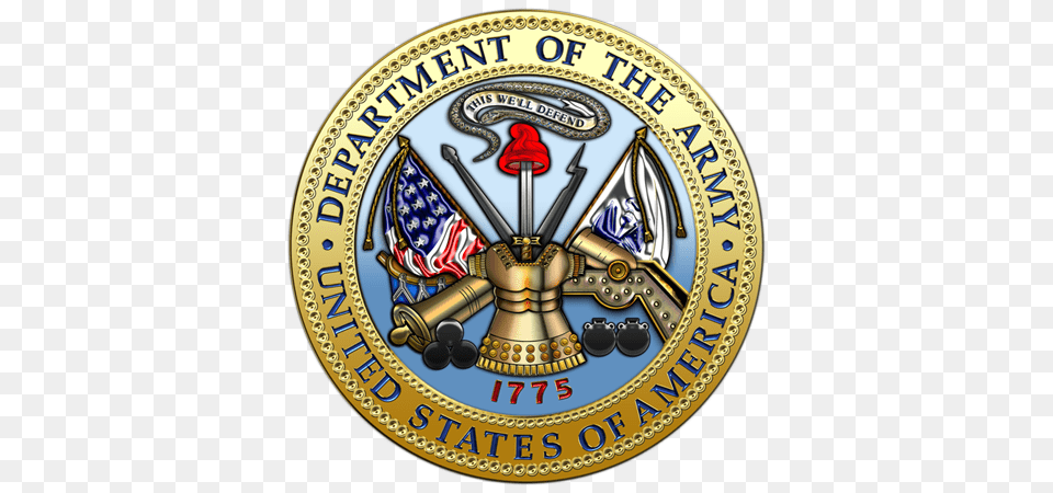 Nokia Logo Transparent Background United States Department Of The Army, Badge, Symbol, Emblem, Disk Png