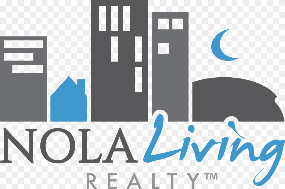 Nola Living Realty Graphic Design, City, Text, Astronomy, Moon Png Image