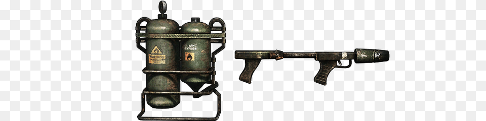 Nomad Creating A Flamethrower Nextgennathan, Gun, Weapon, Ammunition, Grenade Png