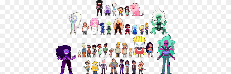 Nombres De Los Personajes De Steven Universe, Publication, Book, Comics, Baby Free Png