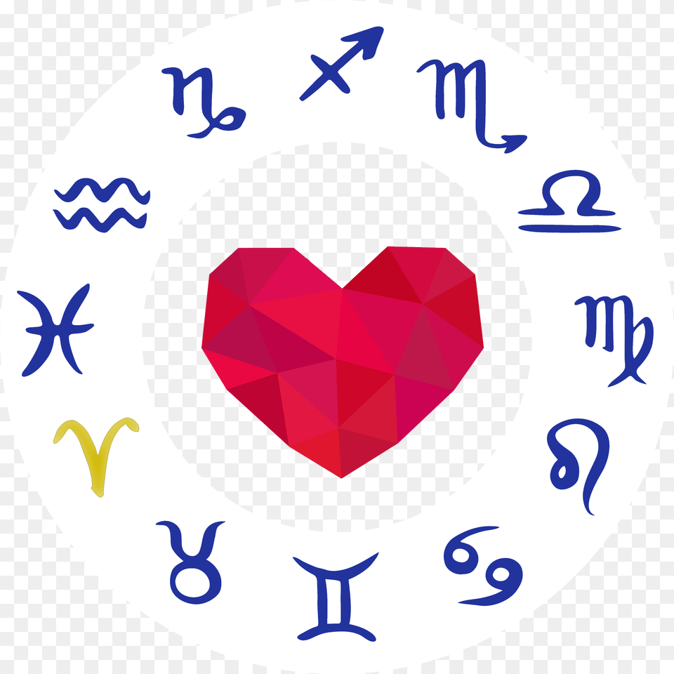 Nome Do Arquivohoroscopo Amor Circle, Symbol, Disk, Heart Free Transparent Png