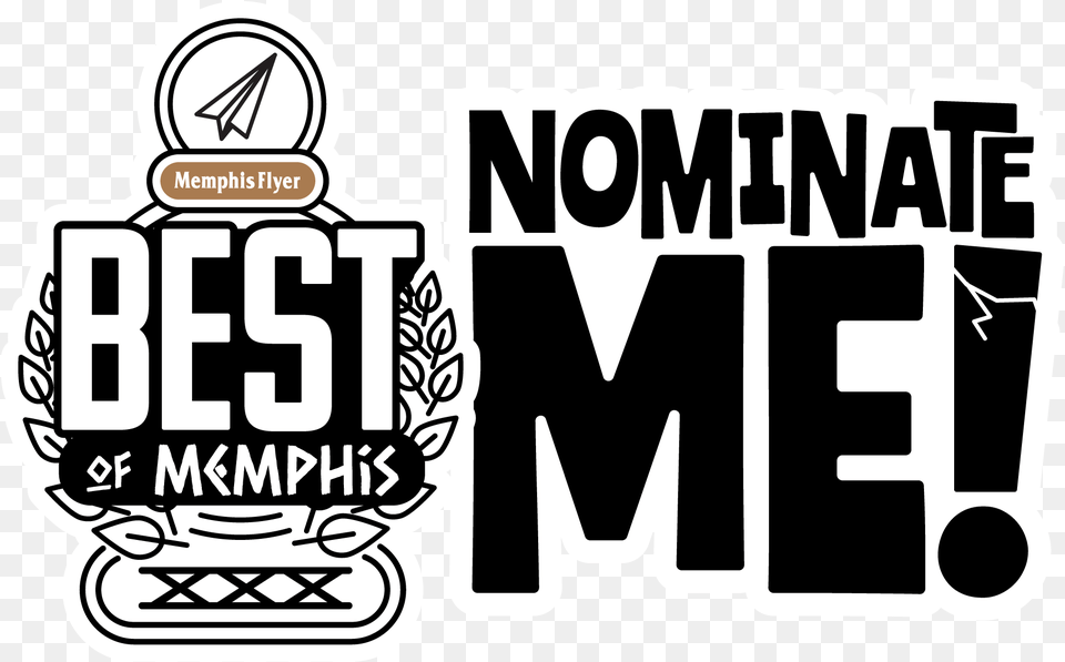 Nominateme Hsrcset Memphis Flyer Best Of Memphis Logo, Sticker, Text, Gas Pump, Machine Free Png