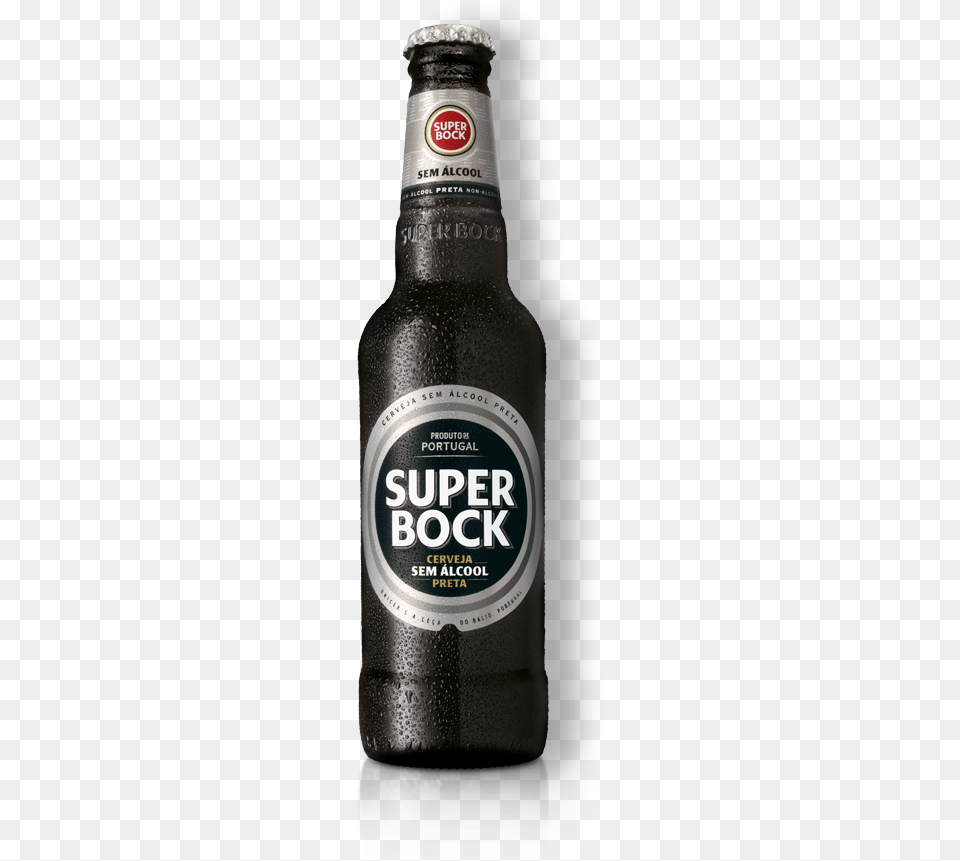 Non Alcoholic Black Super Bock Non Alcoholic, Alcohol, Beer, Beverage, Lager Free Png