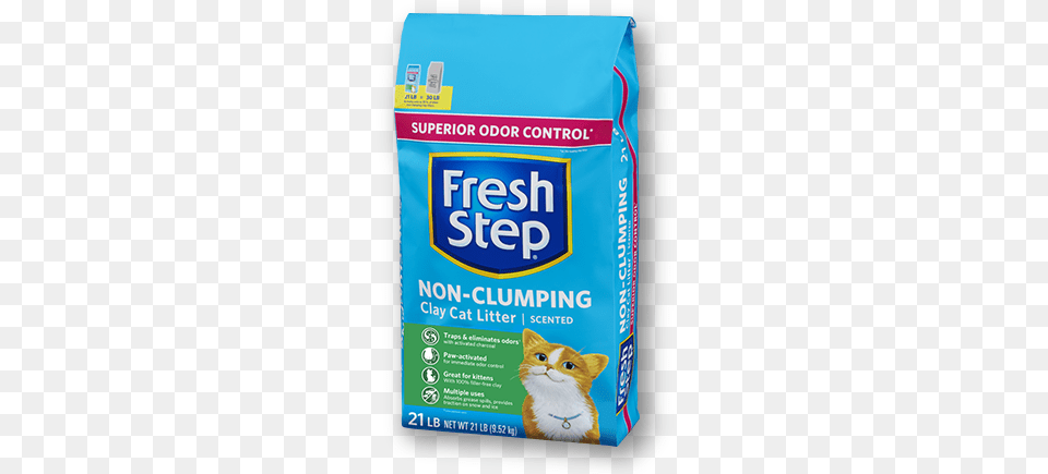 Non Clumping Clay Litter 21lb Fresh Step Cat Litter, Animal, Mammal, Pet, Powder Free Transparent Png