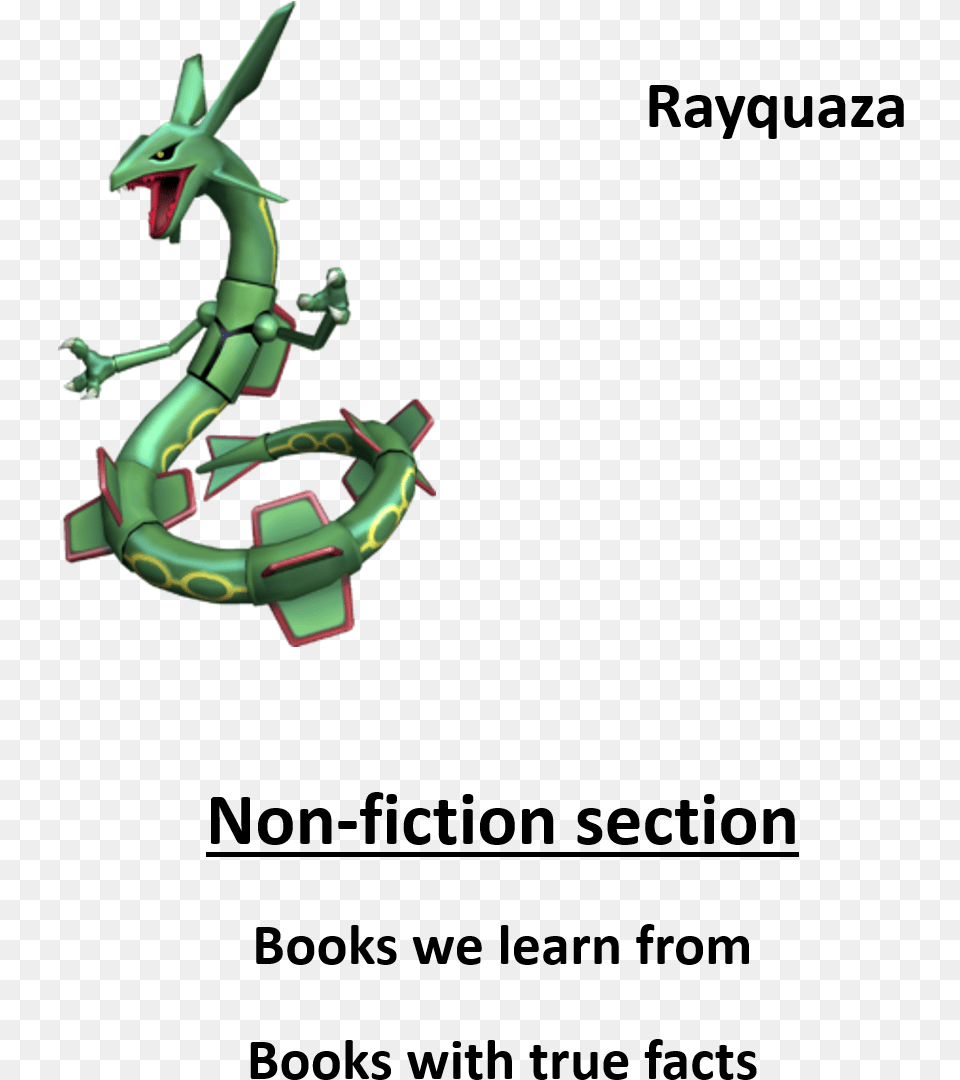 Non Fiction True Facts Pokemon Rayquaza, Toy Free Transparent Png