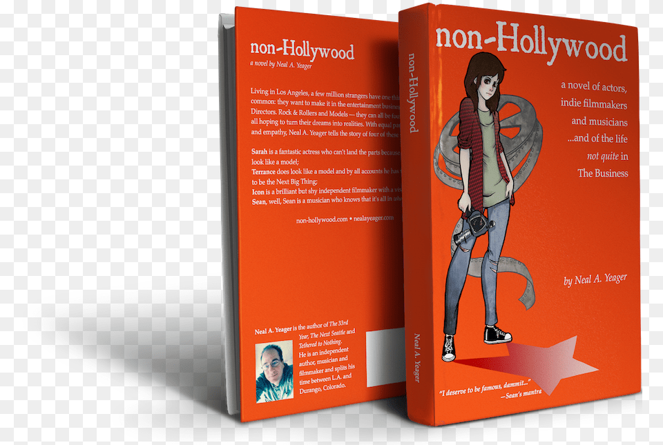 Non Hollywood A Novel By Neal A Flyer, Advertisement, Book, Publication, Poster Free Png Download