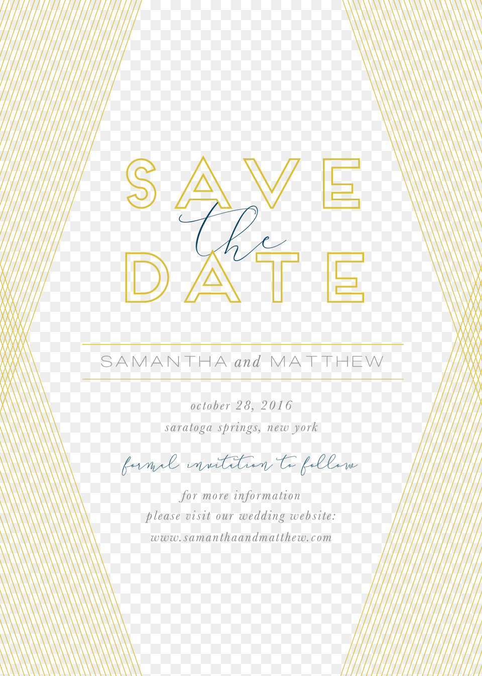 Non Photo Save The Dates Save The Dates Wedding Save Triangle, Advertisement, Poster Free Png Download