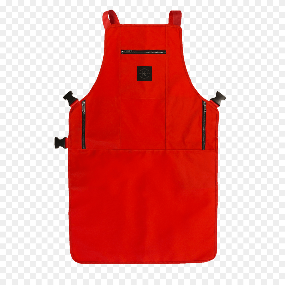 Non Porous Core Apron Red Tattoo Artist Aprons Barber Aprons, Clothing, Vest Free Png Download