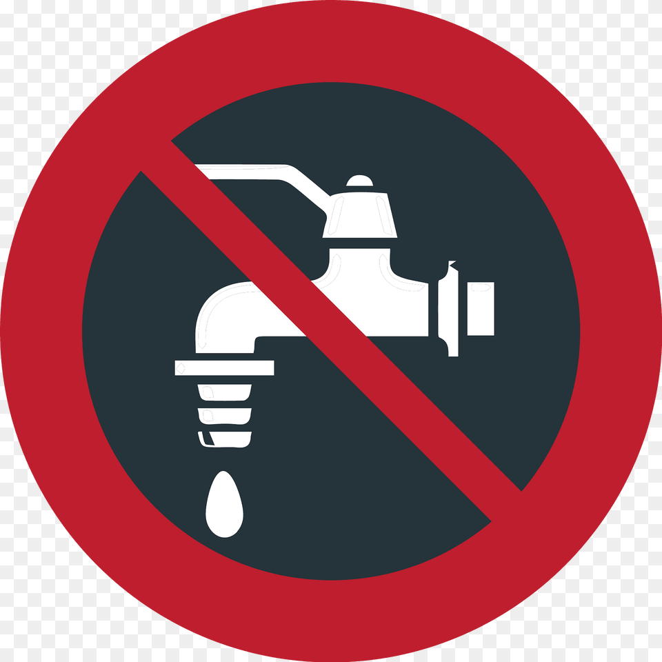 Non Potable Water Emoji Clipart, Sign, Symbol Free Png Download