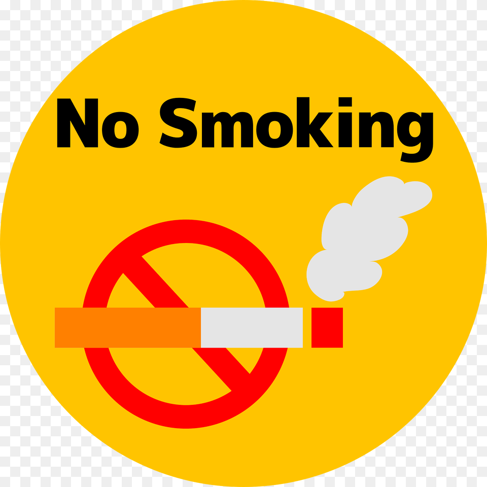 Non Smoking Clipart, Logo, Light, Disk, Sign Free Png Download