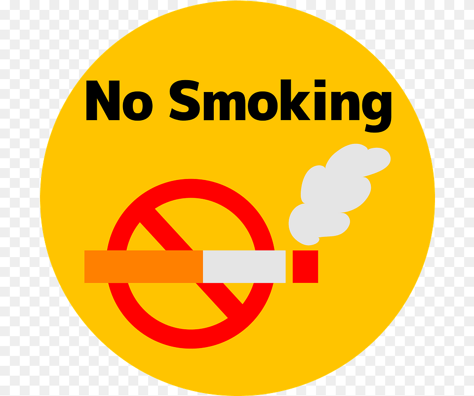 Non Smoking Clipart Download Creazilla Circle, Logo, Light, Sign, Symbol Free Transparent Png