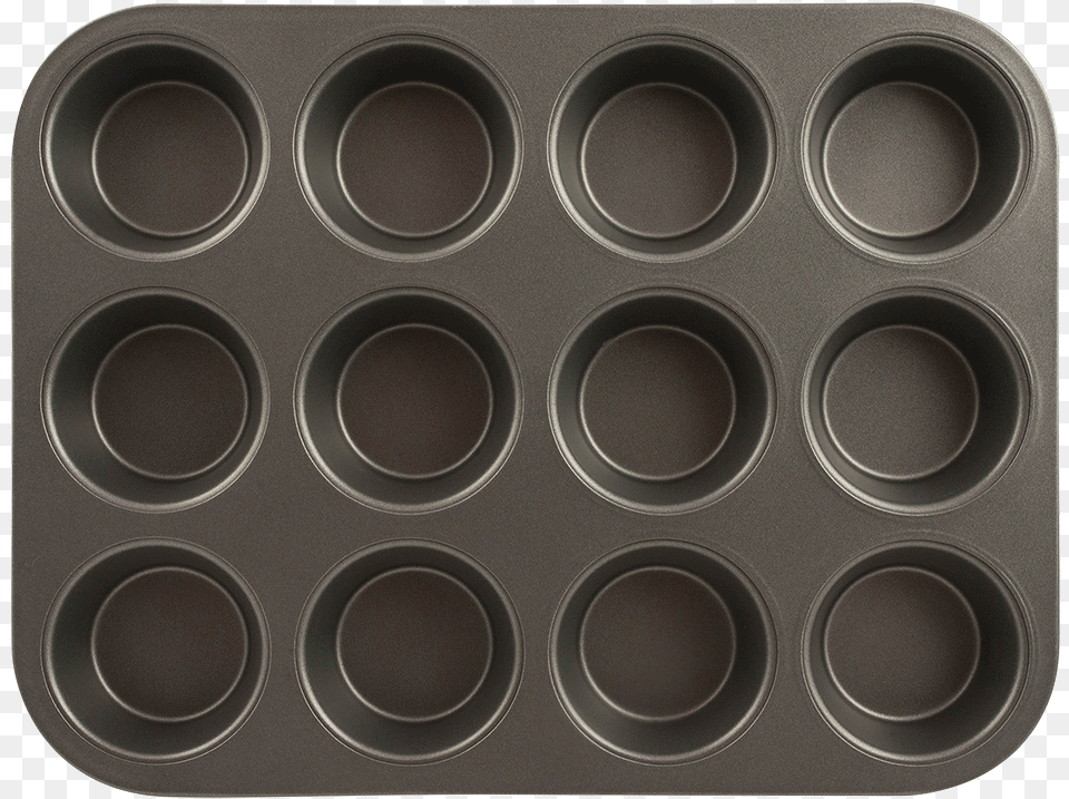 Non Stick 12 Cup Muffin And Cupcake Pan Range Chocolate, Cooktop, Indoors, Kitchen, Electronics Free Png Download