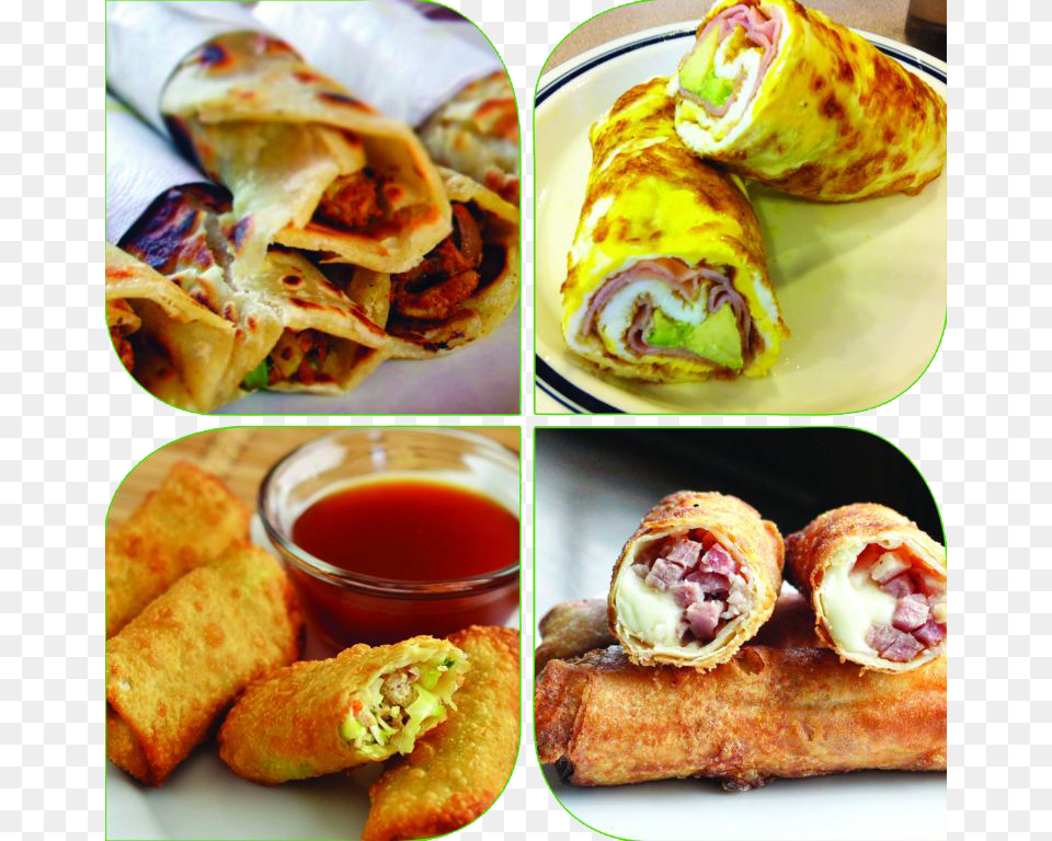 Non Veg Rolls In Chinchwad Spring Roll Non Veg Veg, Burger, Food, Lunch, Meal Free Png Download