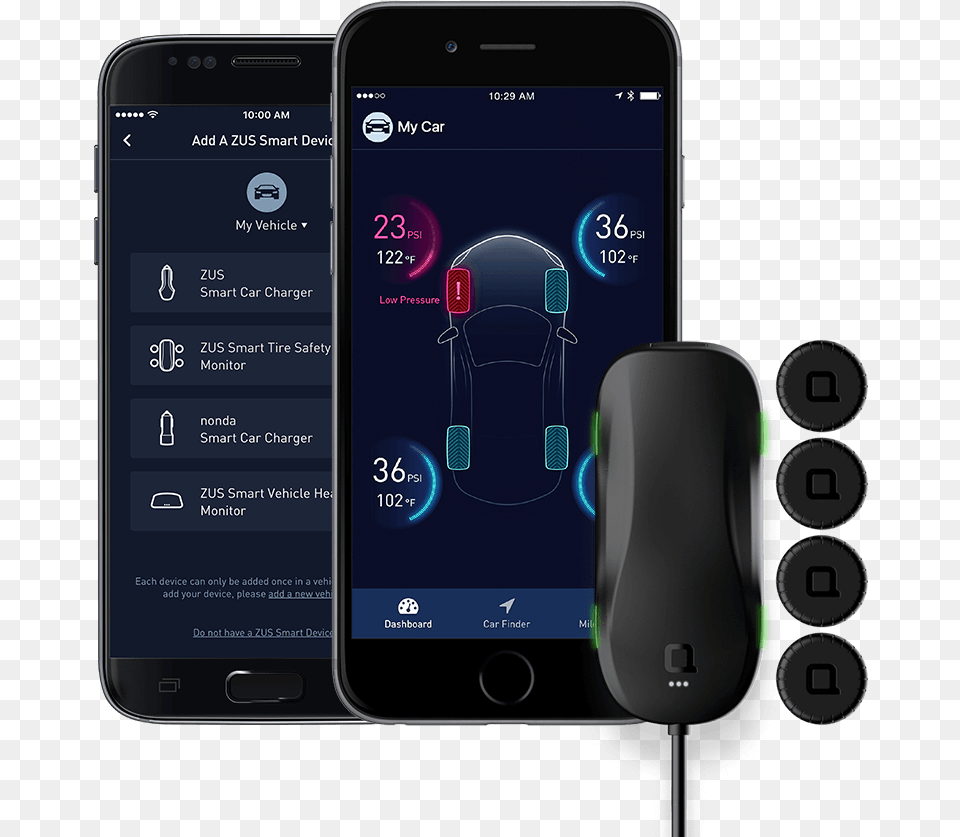 Nonda Zus Smart Tire Safety Monitor, Electronics, Mobile Phone, Phone Free Png