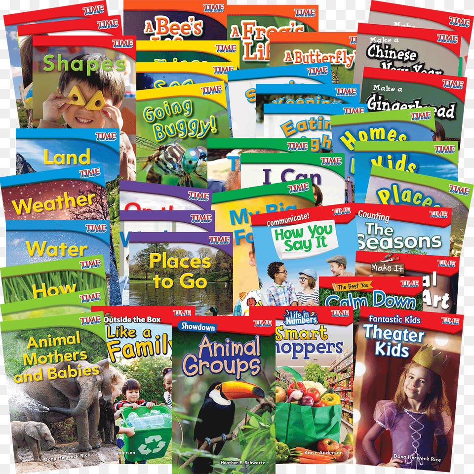 Nonfiction Readers Grade 1 Add On Pack Collection Supermarket, Female, Person, Girl, Child Png