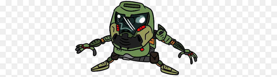 Nonsummerjack Defense Squad Doomguy Ajkshdkjfngm When You Fire, Green, Person Free Png Download