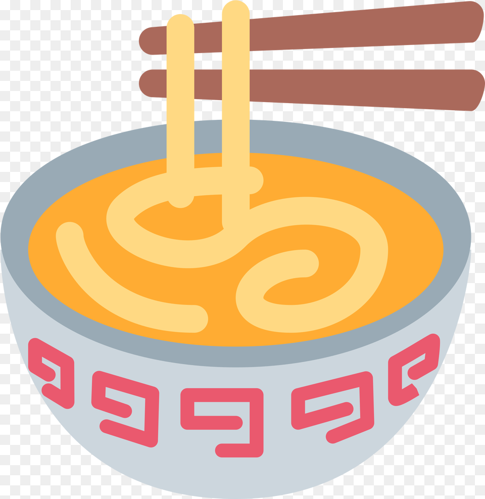 Noodle Clipart Bowl Noodle Bowl Of Noodles Emoji, Dish, Food, Meal, Soup Bowl Free Png Download