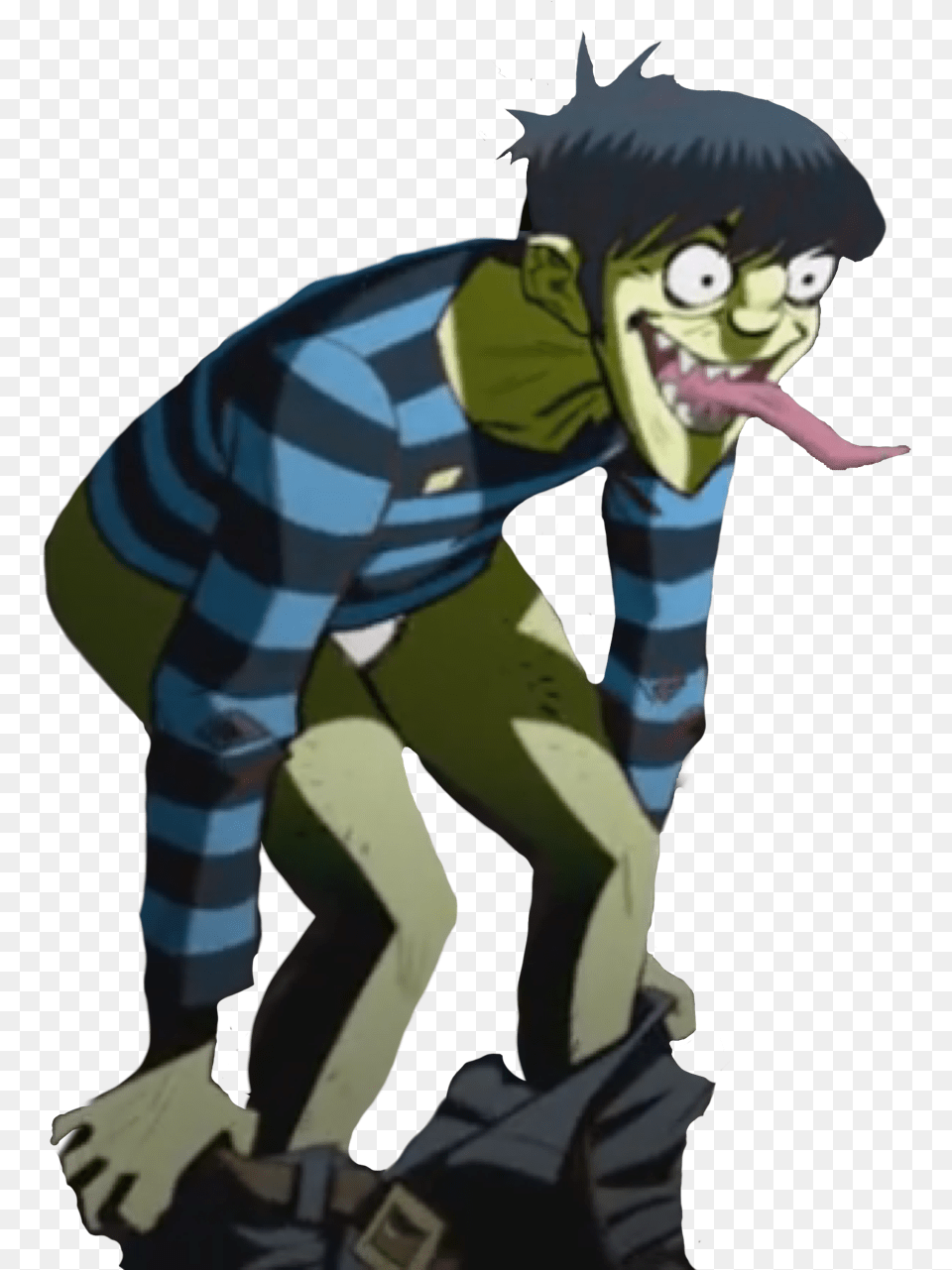 Noodle Murdoc Gorillaz, Book, Comics, Publication, Person Free Png