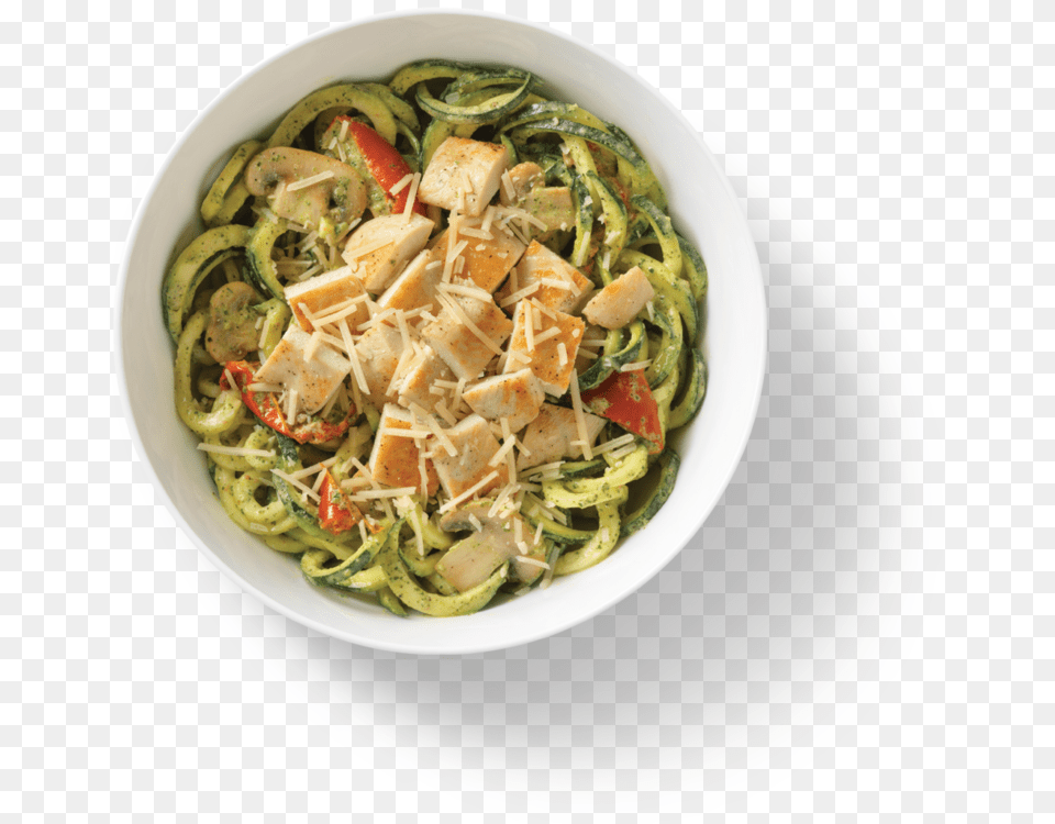 Noodles Clipart Penne Pasta Zucchini Pesto With Grilled Chicken Noodles And Company, Food, Noodle, Plate, Spaghetti Free Png Download