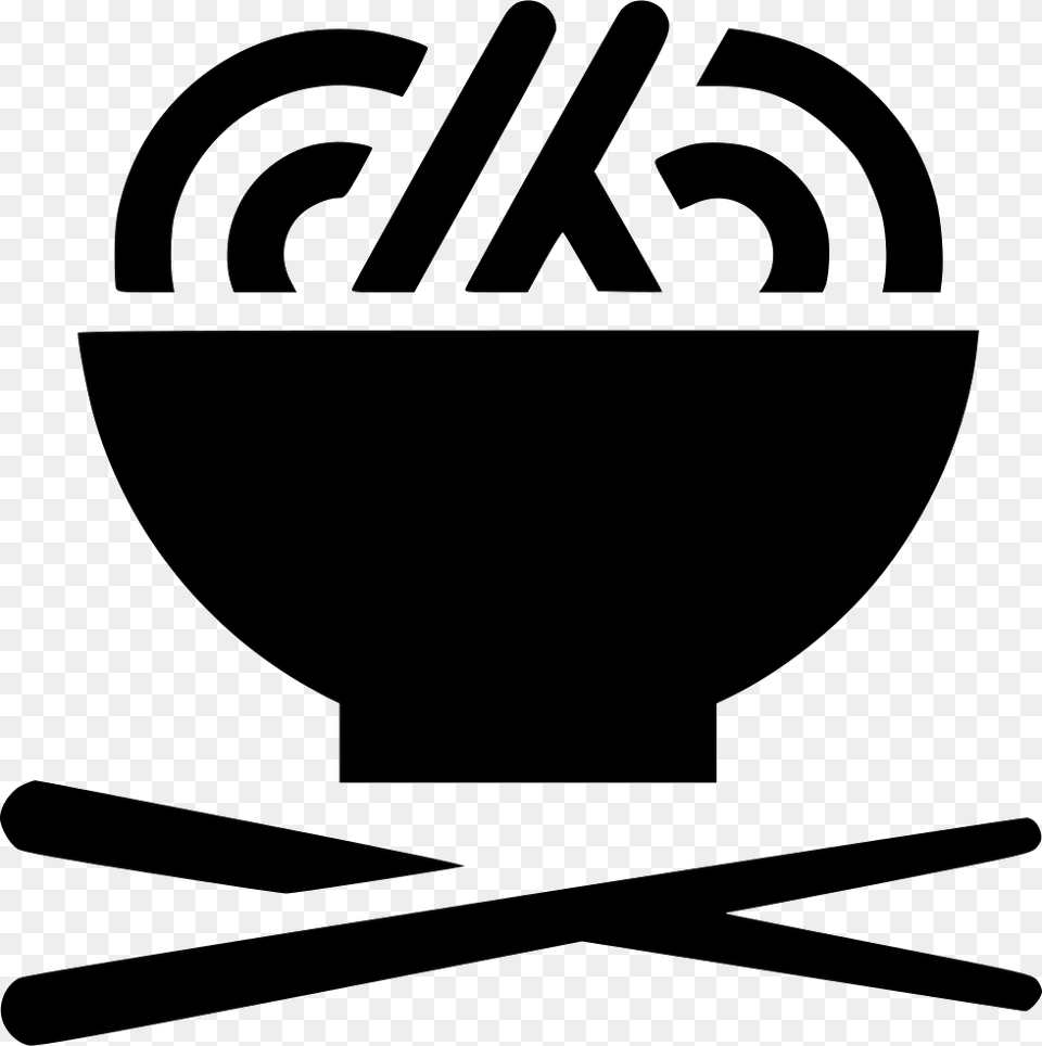 Noodles Icon Cutlery, Stencil Free Png Download