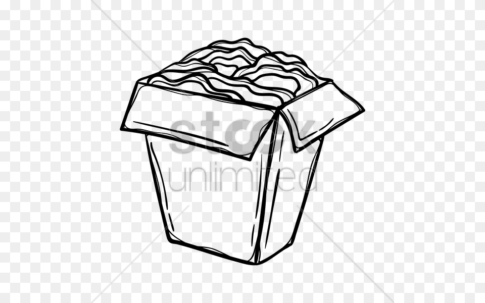 Noodles In Takeaway Box Vector Lighting Png Image