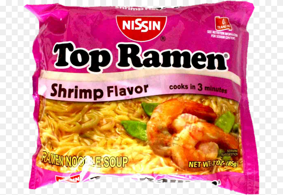 Noodles Topramen Ramen Seafood Shrimp Food Snacks Edibl Top Ramen Noodles, Vermicelli, Pasta, Noodle, Ketchup Free Transparent Png